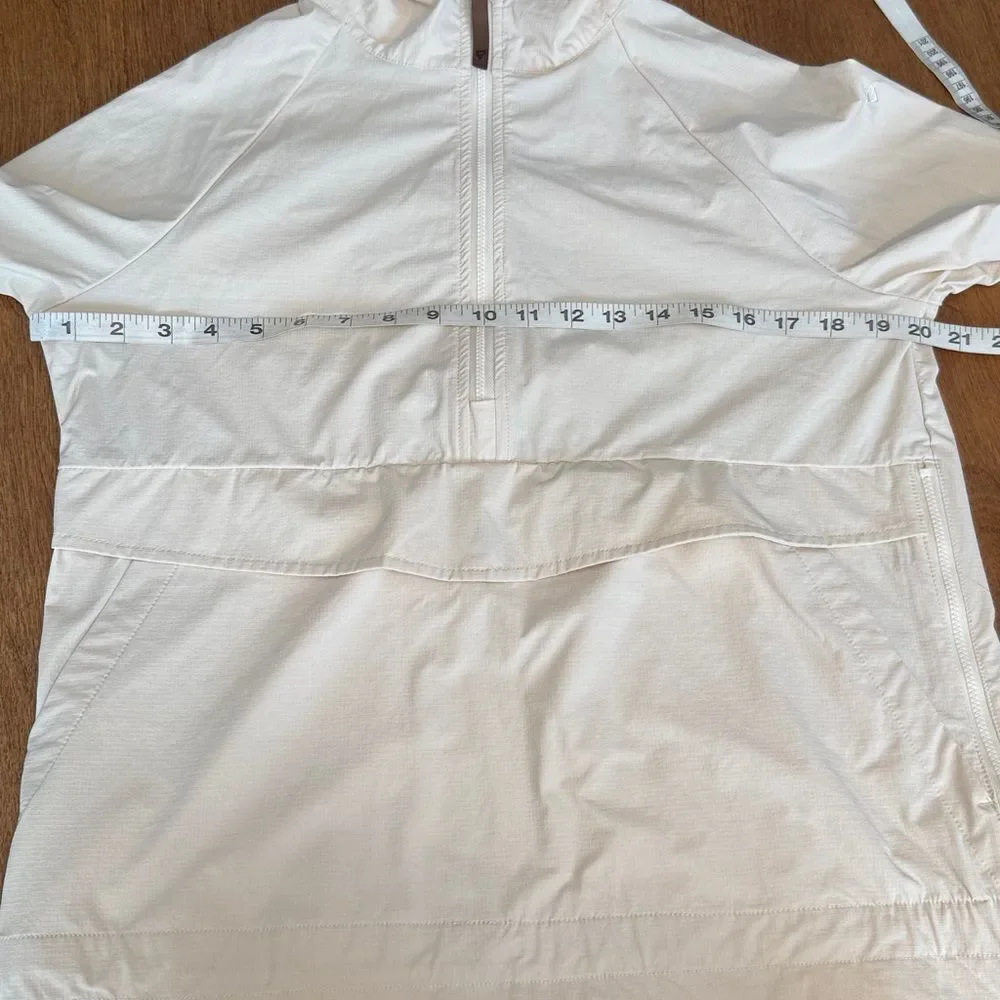 LIV Outdoor Cream Hooded Utility Jacket